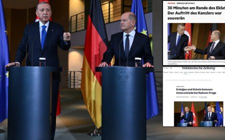 Alman medyasında Erdoğan’ın ziyareti: Skandalın kıyısında 30 dakika