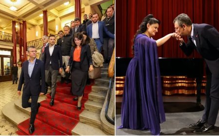 Özgür Özel ünlü Kürt soprano Pervîn Chakar'ın dinletisine katıldı