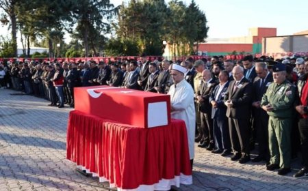 Şehit Astsubay Necdet Çalış, Memleketi Adana'da Son Yolculuğuna Uğurlandı