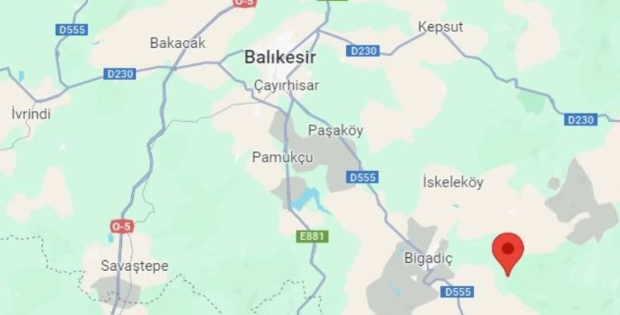 Balıkesir'de 3.8 büyüklüğünde deprem