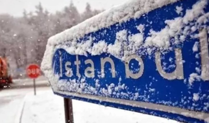 İstanbul'da kar alarmı! Valilikten şimdiden 'hazırlıklı olun' uyarısı