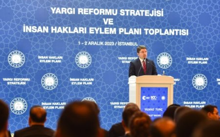 Adalet Bakanı Yılmaz Tunç, Yargı Reformu ve İnsan Hakları Eylem Planını açıkladı!
