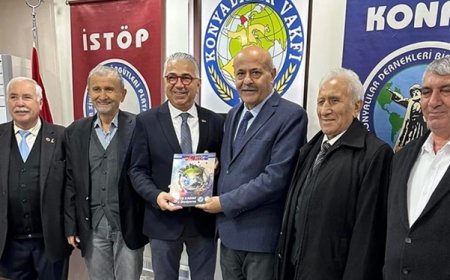 Bornova Belediye Başkanı aday adayı Hüseyin Ünal, Konyalılar Dernekleri Birliği Federasyonu’nu ziyaret etti.