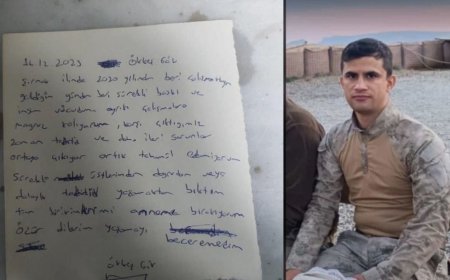 Kazada şehit oldu denmişti, mektubu ortaya çıktı