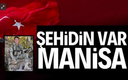 Manisa’ya Şehit Ateşi Düştü: Piyade Sözleşmeli Er Enes Budak Şehit Oldu