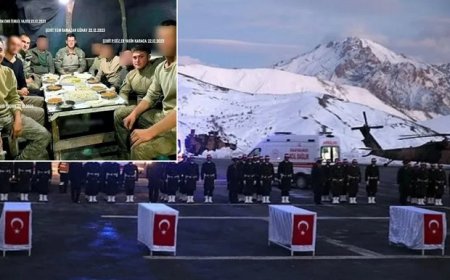 En acı hatıra... 4 şehitin aynı sofradaki son yemeği ortaya çıktı