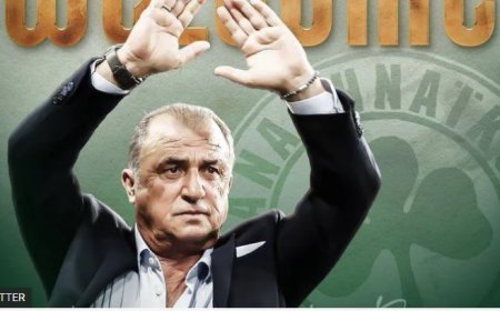 Panathinaikos resmen açıkladı : 'Hoş geldin Fatih Terim'
