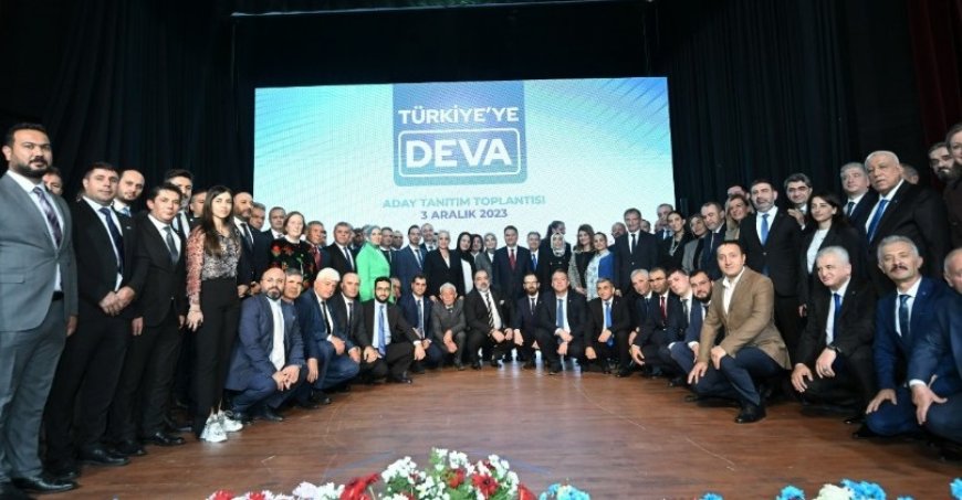 DEVA Partisi, 51 Belediye Başkan Adayını Tanıttı