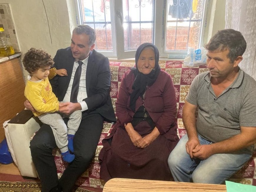 İki Köyde Şehit Ailesi Ziyaretleri: Kaymakam Kılıç'tan Anlamlı Ziyaret