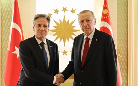 ABD Dışişleri Bakanı Blinken, Türkiye'de Erdoğan ve Fidan'la görüştü