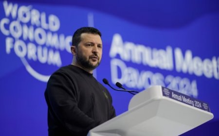 Zelenski Davos'ta Rusya'yı durdurmak için Batı'yı birlik olmaya çağırdı