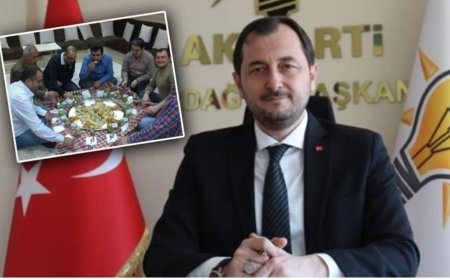 Başkan Adayı Cüneyt Yüksel'in 'maklube' sofrasındaki fotoğrafı ortaya çıktı