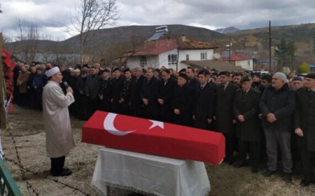 Kalbine yenik düşen uzman çavuş Samsun'da toprağa verildi