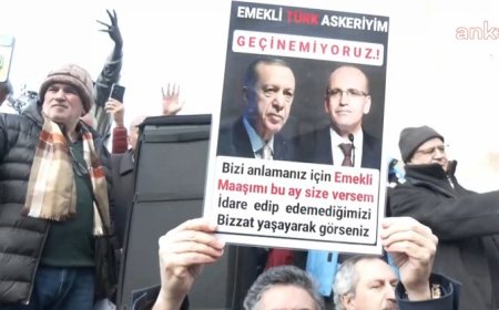 EMEKLİ ASTSUBAYLAR, TAZMİNAT TALEBİYLE ANKARA'DA BİR ARAYA GELDİ