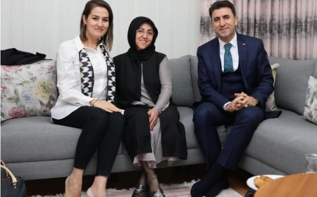 Şehit eşini yalnız bırakmadılar