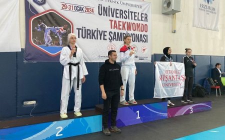 DEÜ’LÜ tekvandocudan Türkiye Şampiyonası başarısı