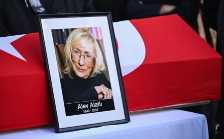 Yazar Alev Alatlı'ya son görev... Erdoğan: Ablaların ablasını uğurluyoruz