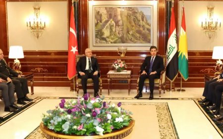 Savunma Bakanı Güler Erbil'de IKBY liderleriyle görüştü