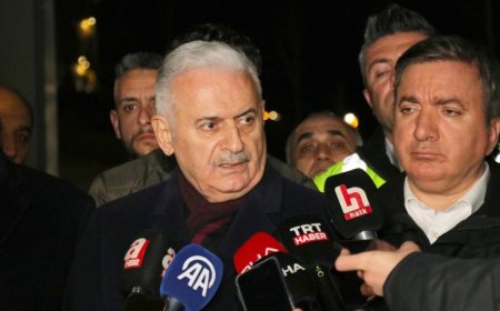 Maden ocağına giden Binali Yıldırım'dan "siyanür" açıklaması