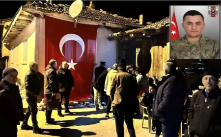 Şehit ateşi Kütahya'ya düştü