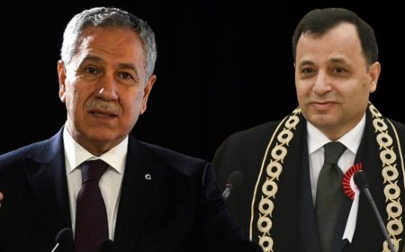 Bülent Arınç AYM Başkanı Zühtü Arslan’a teşekkür etti