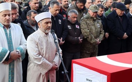 Şehit Salih Ay, Erzincan'da Son Yolculuğuna Uğurlandı