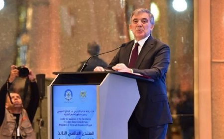 11. Cumhurbaşkanı Gül Kahire'deki Barış Forumunda konuştu: Güven ve barış için adil yönetim şart