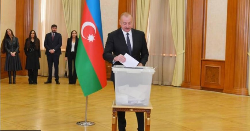 Usulsüzlüklerin rapor edildiği Azerbaycan seçimlerini İlham Aliyev kazandı
