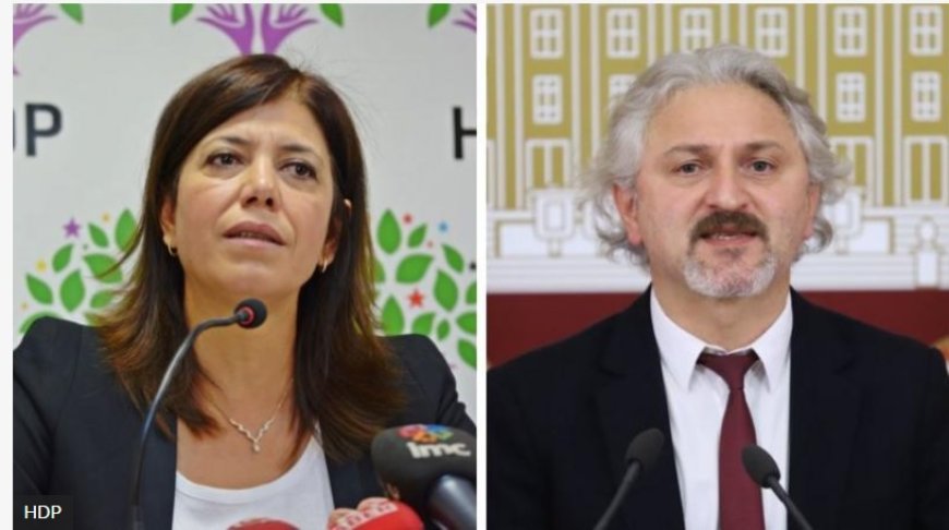 DEM Parti’nin İstanbul adayları Meral Danış Beştaş ve Murat Çepni