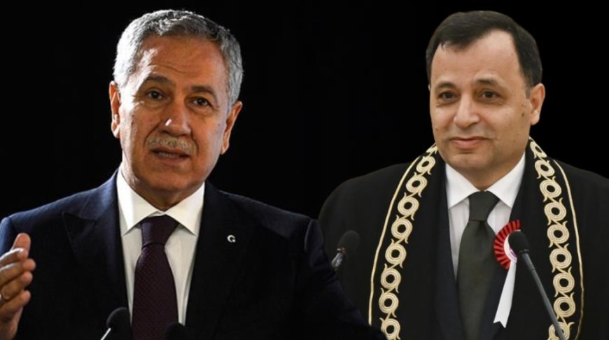 Bülent Arınç AYM Başkanı Zühtü Arslan’a teşekkür etti