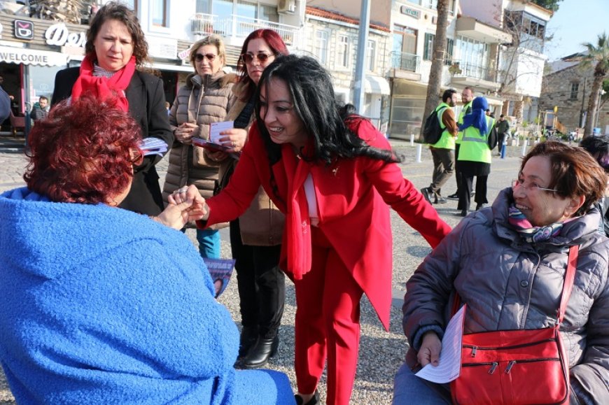 İzmir’in FOÇA  İlçesinde SİNEM ATAN  bağımsız adaylığını açıkladı.