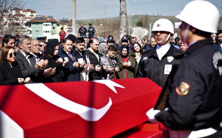Şehit Polis İçin Memleketinde Tören Düzenlendi