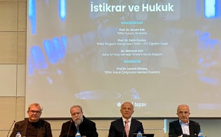 TEPAV, 'Ekonomide istikrar ve hukuk'u konuştu