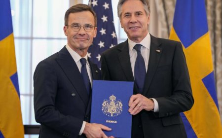 İsveç, tarafsızlık politikasına son vererek resmen NATO'nun 32. üyesi oldu