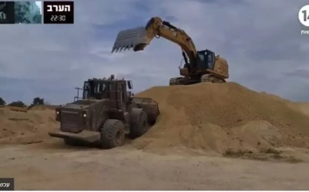 Uydu fotoğrafları, İsrail'in Gazze'yi ikiye bölen bir yol inşa ettiğini gösteriyor
