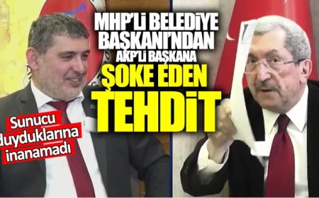 MHP’li Karabük Belediye Başkanı Rafet Vergili’den AKP’li Başkan Ferhat Salt’a şoke eden tehdit!