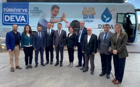 DEVA Partisi Genel Başkanı Ali Babacan Dalaman’ı ziyaret etti.