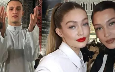 Gigi ve Bella Hadid'in erkek kardeşi Anwar Hadid umreye gitti