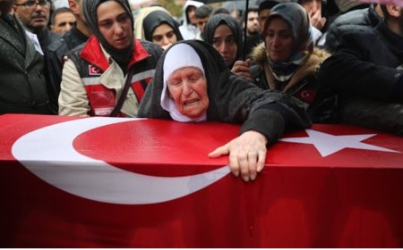 Şehit Teğmen Hulusi Elçi, son yolculuğuna uğurlandı