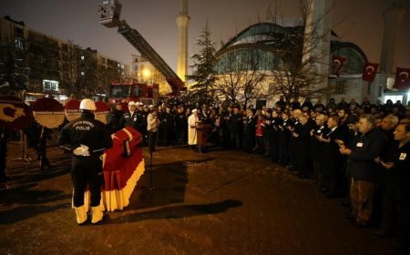 Şehit polis Furkan Bor son yolculuğuna uğurlandı