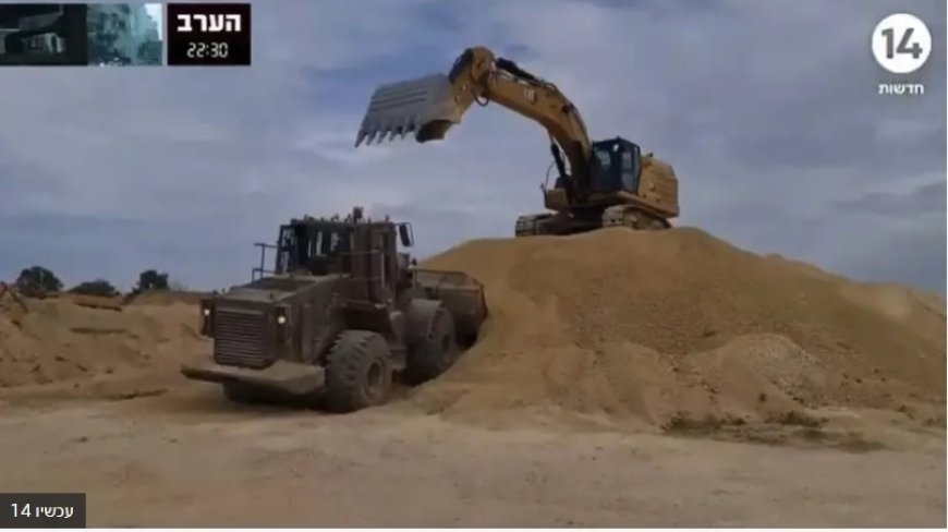 Uydu fotoğrafları, İsrail'in Gazze'yi ikiye bölen bir yol inşa ettiğini gösteriyor
