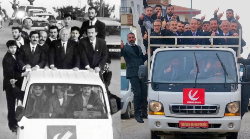 Erbakan 30 yıl sonra yine kamyonet kasasında! Bu kez adres İstanbul değil