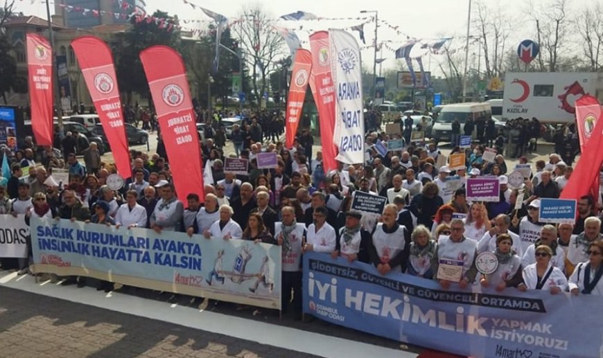 İstanbul'da Hekimlerin Çığlığı: İnsanca Koşullar İstiyoruz!