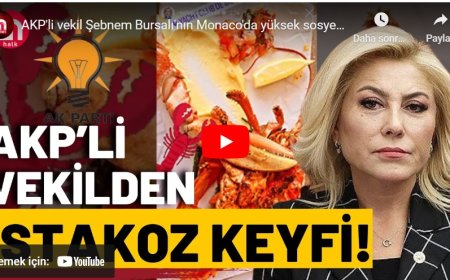 Şebnem Bursalı Monaco'da yediği ıstakozun fotoğrafını paylaştı!