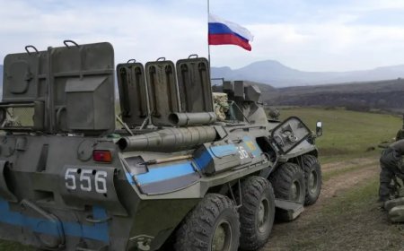Rus barış güçleri Dağlık Karabağ'dan çekilmeye başladı