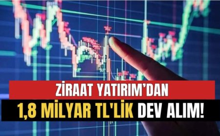Ziraat Yatırım,  Borsa düşerken  1,8 Milyar TL'lik Alım Gerçekleştirdi