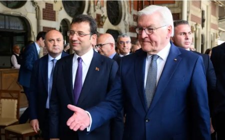 Almanya Cumhurbaşkanı Steinmeier İstanbul'da