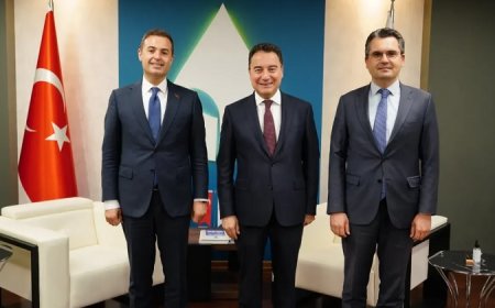 Ahmet Akın Ali Babacan'ı ziyaret etti!