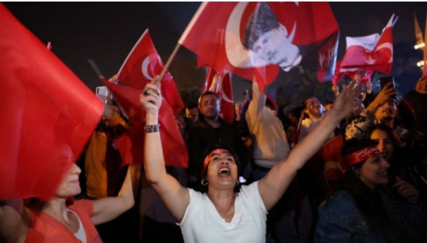 Reuters haber ajansı seçimleri bu fotoğraflarla duyurdu