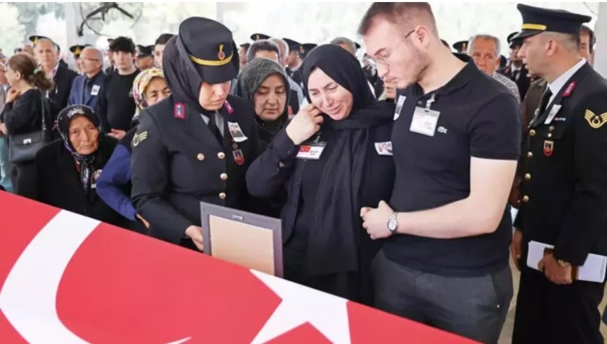 Kazada şehit oldu... Astsubaya son veda